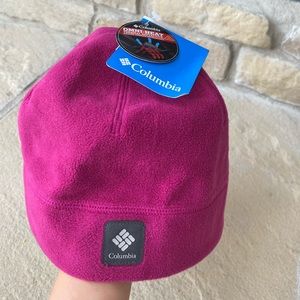 NWT Columbia Thermarator Hat Fleece Omni-Heat Pink